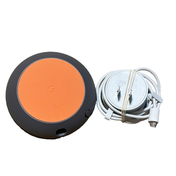 Google Home Mini Charcoal Smart Speaker with Power Adapter - Picture 2 of 7